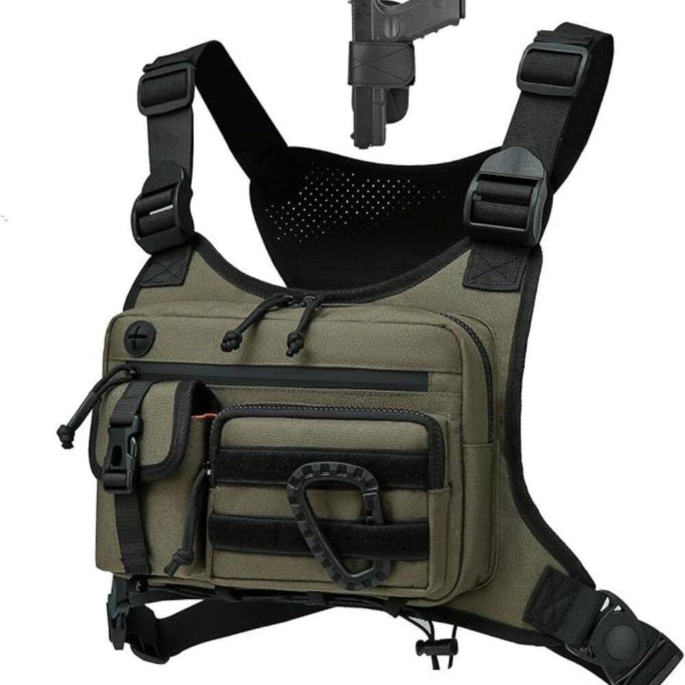 Multifunctional Adjustable Vest Waterproof Chest … - image 7